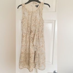 Sleeveless Short Summer Paisley Dress